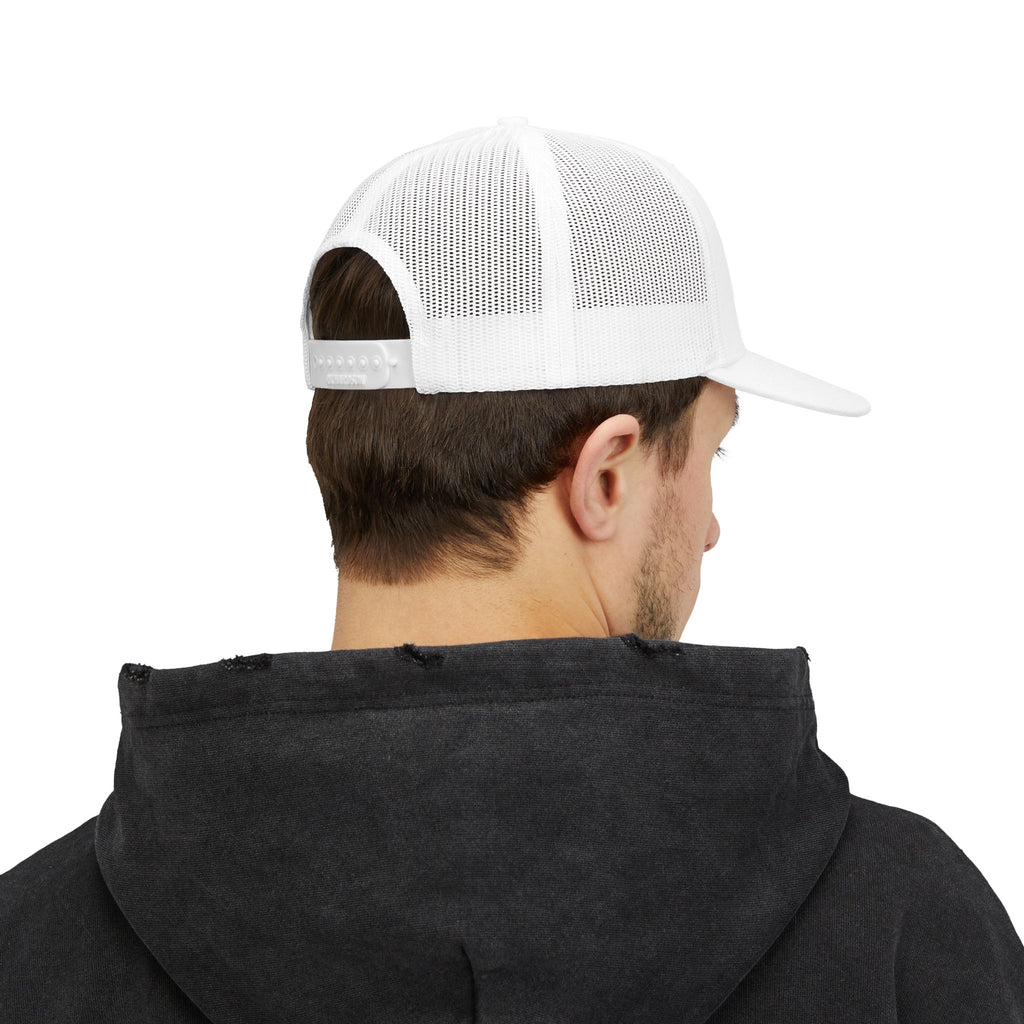 Reatcory White Snapback Trucker Hat