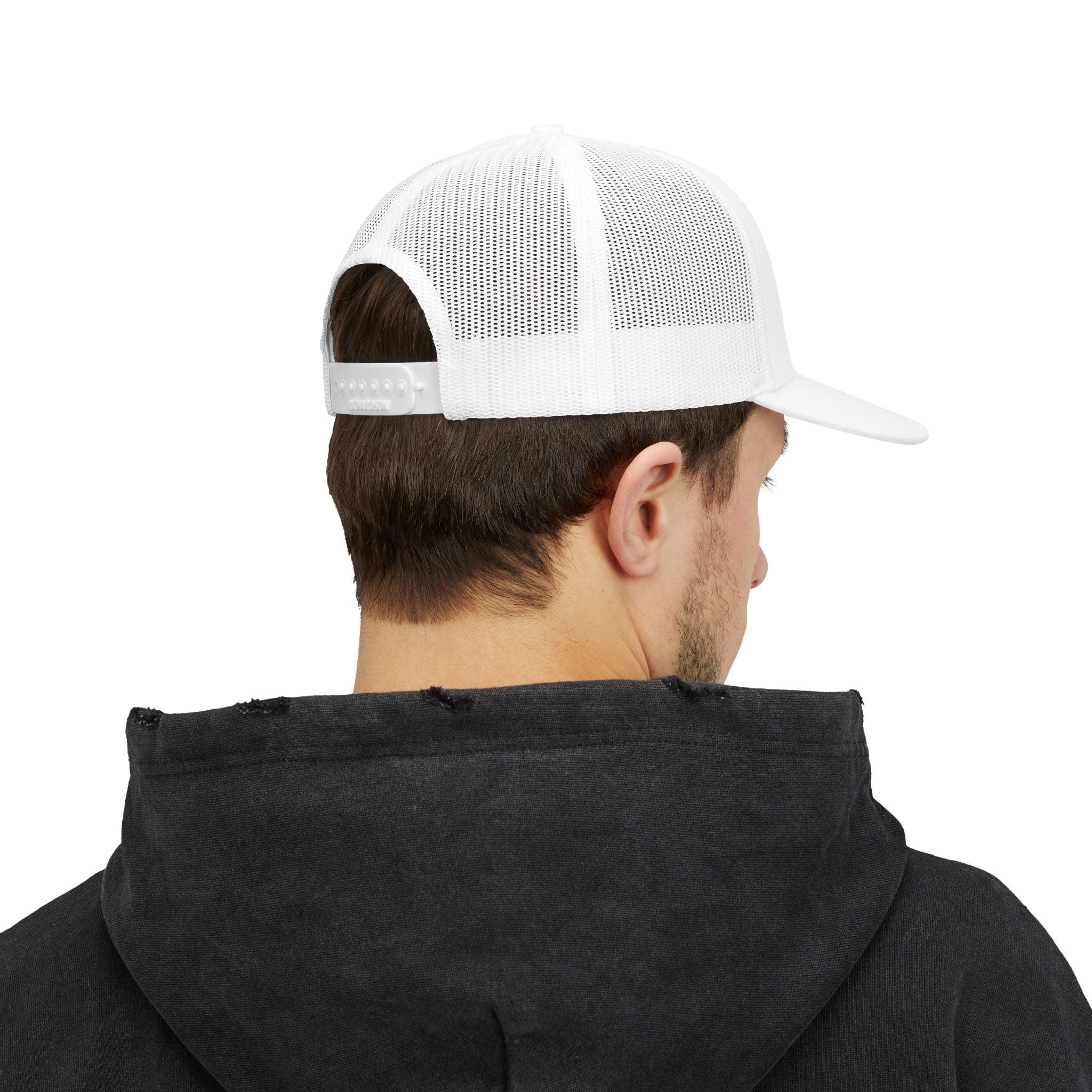 Reatcory White Snapback Trucker Hat