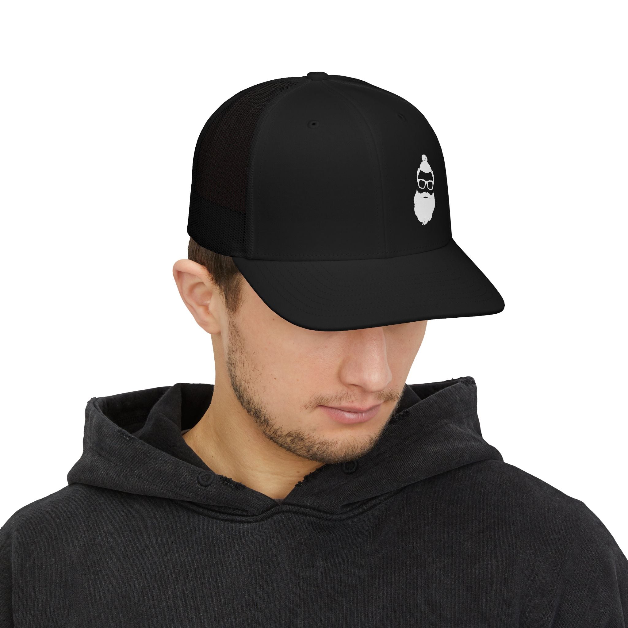 Reatcory Black Snapback Trucker Cap